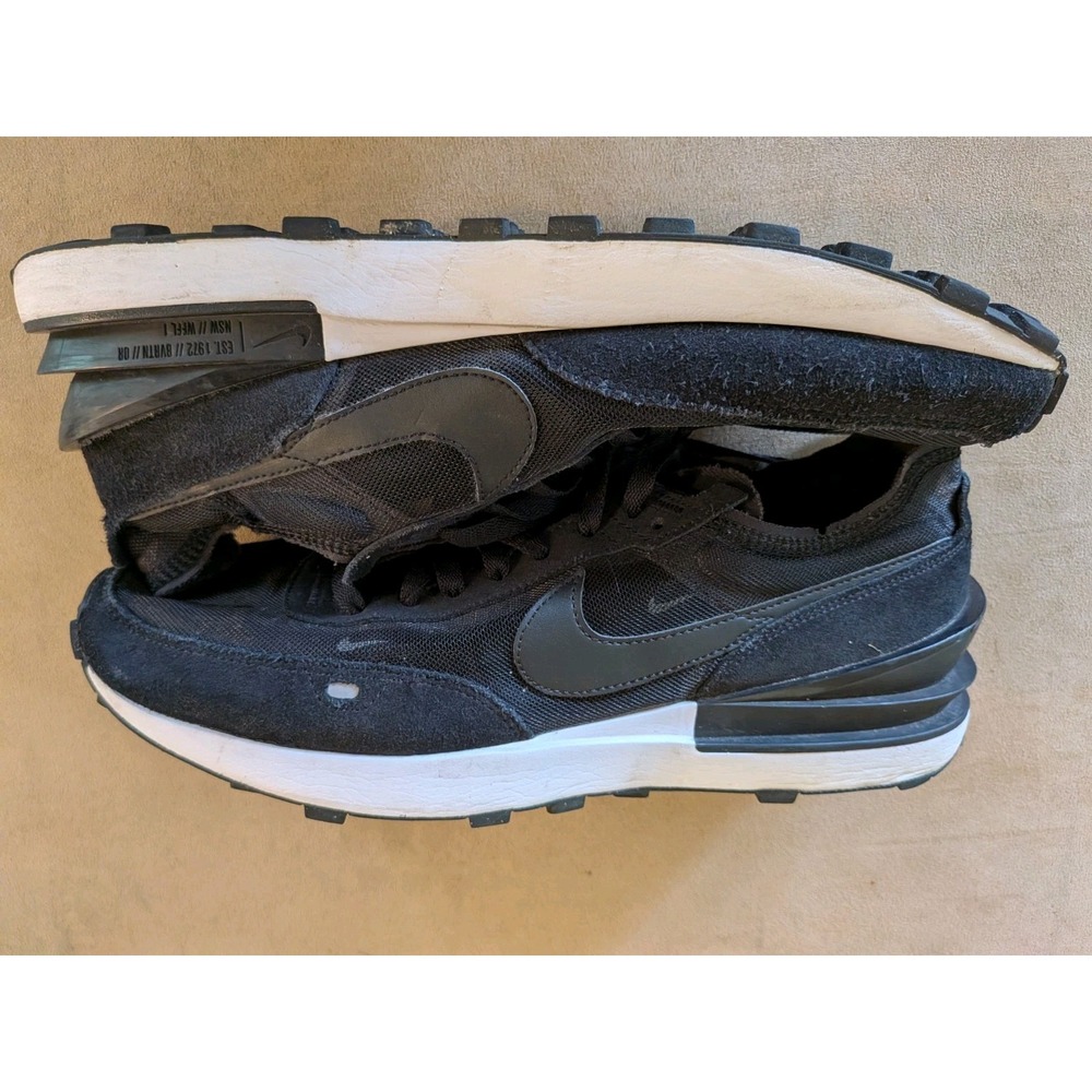 Nike Waffle One Black White Men DA7995-001 New Authentic Size 12 - Picture 9 of 9